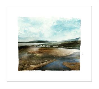 Swartvlei Mountains - Digital Collage by Janet Botes