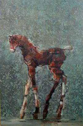 Autumn Filly - Large Oil Painting by Pascale Chandler