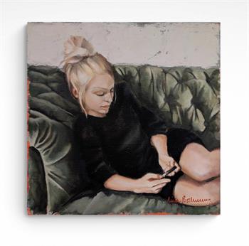 Look Me In The Eye #2 - Painting by Mila Posthumus