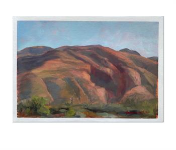 Sunset Reds - Painting by Joanna Lee Miller