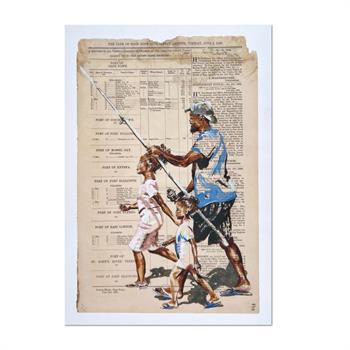 Family Fishing - Giclée Print by Lisette Forsyth