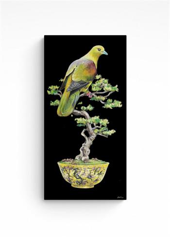 Lime Green - Painting by Grace Kotze