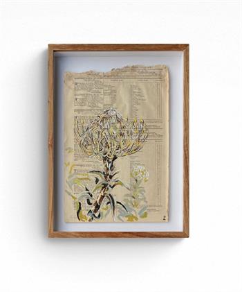 Bark Skin - Painting by Lisette Forsyth