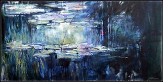 Nymphaea IV - Painting by Joanne Reen