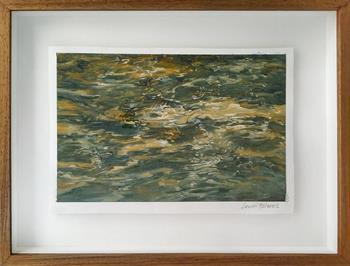 Water Study IV - Painting by Laurel Holmes