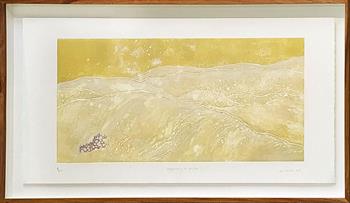 Topography Of Water I 3/8 - Handmade Print by Laurel Holmes