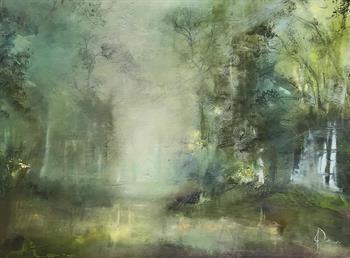 Chasing Fog - Painting by Janet Dirksen