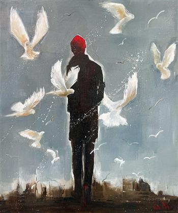 Birds Of Flight & Fancy - Painting by Nicole Pletts