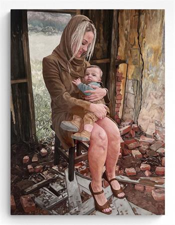 Shelter - Painting by Alexander Knox