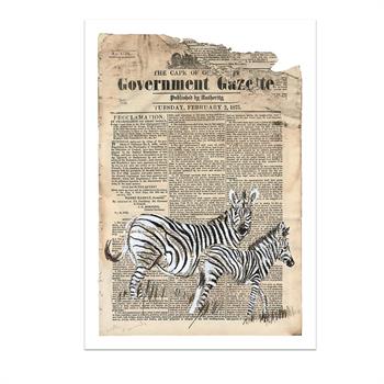 Zebra Crossing - Giclée Print by Lisette Forsyth