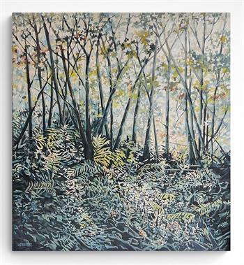 How Silent The Trees #3 - Painting by Karen Wykerd