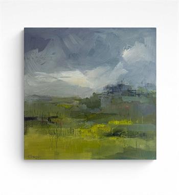 Stormy Silvermine I - Painting by Claudia Treagus