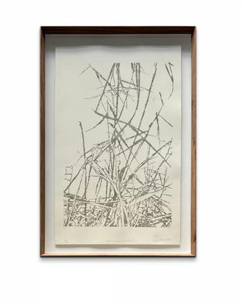 Holding Back The River IV - Handmade Print by Laurel Holmes