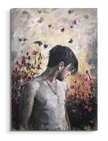 Butterfly Dreams - Painting by Grace Kotze